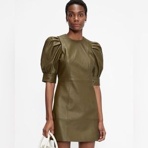 Ted Baker Luata Leather Mini Dress